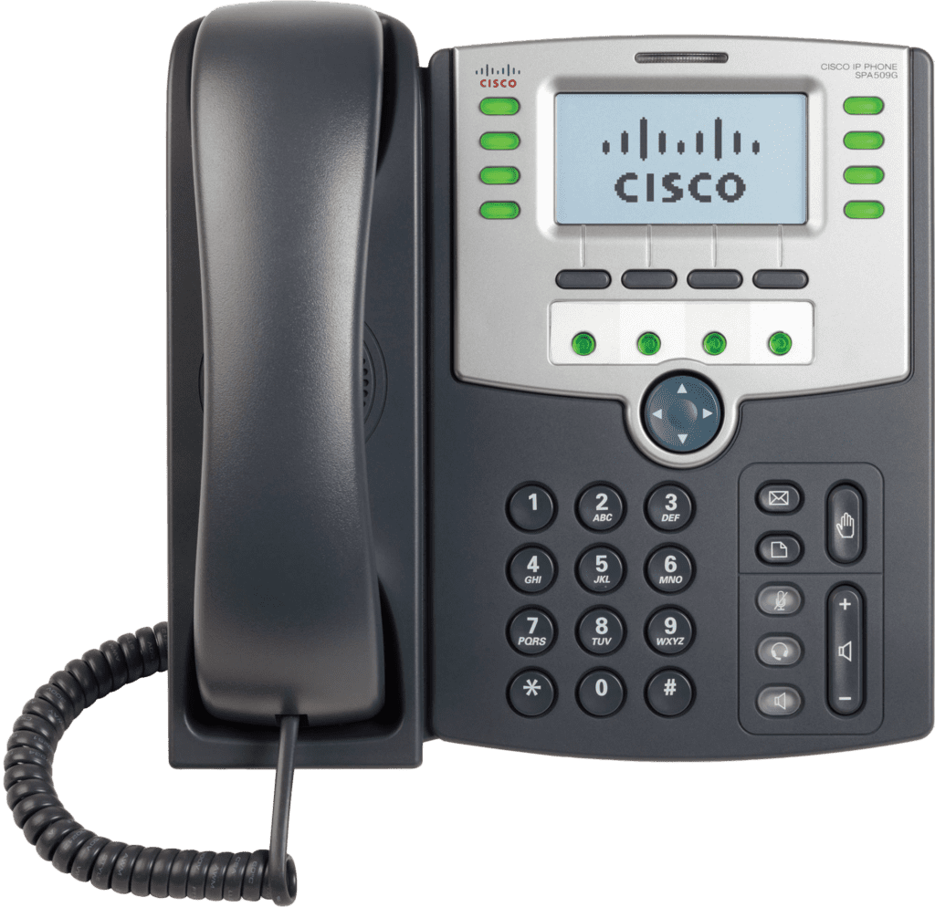 an image of a Cisco SPA509G phone