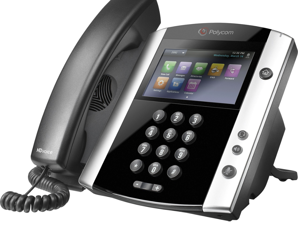an image of Polycom VVX601 phone